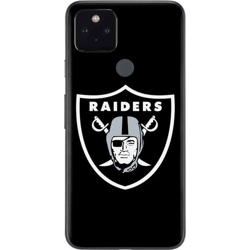 NFL Las Vegas Raiders Large Logo Google Pixel 5a Skin